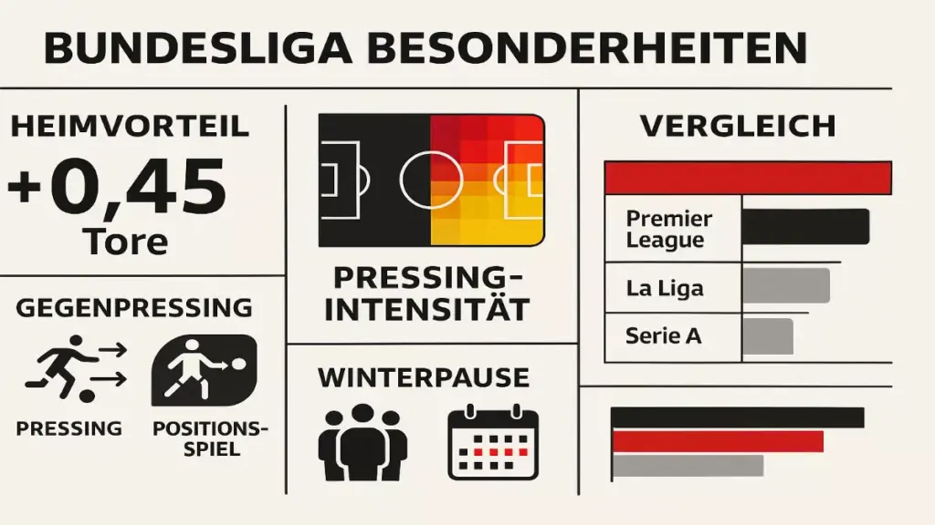 Bundesliga Besonderheiten und spezifische Charakteristika für Wetten