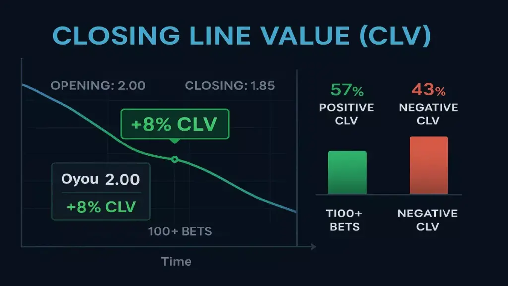 Closing Line Value Messung als Erfolgsindikator beim Wetten
