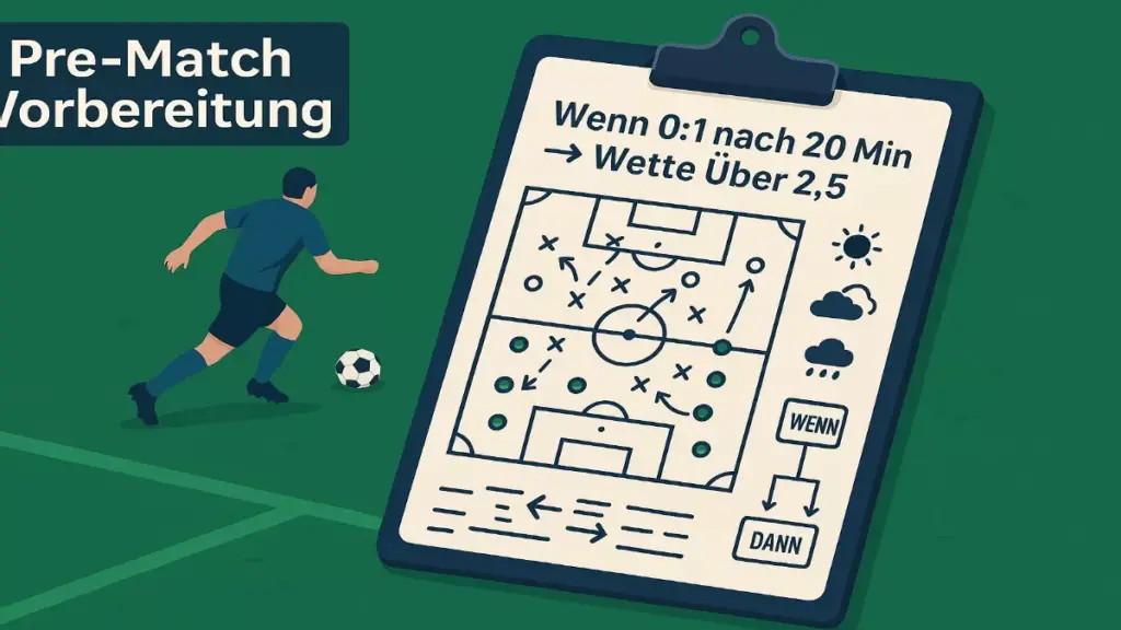 Pre-Match Vorbereitung und Game-Plan für Live-Wetten