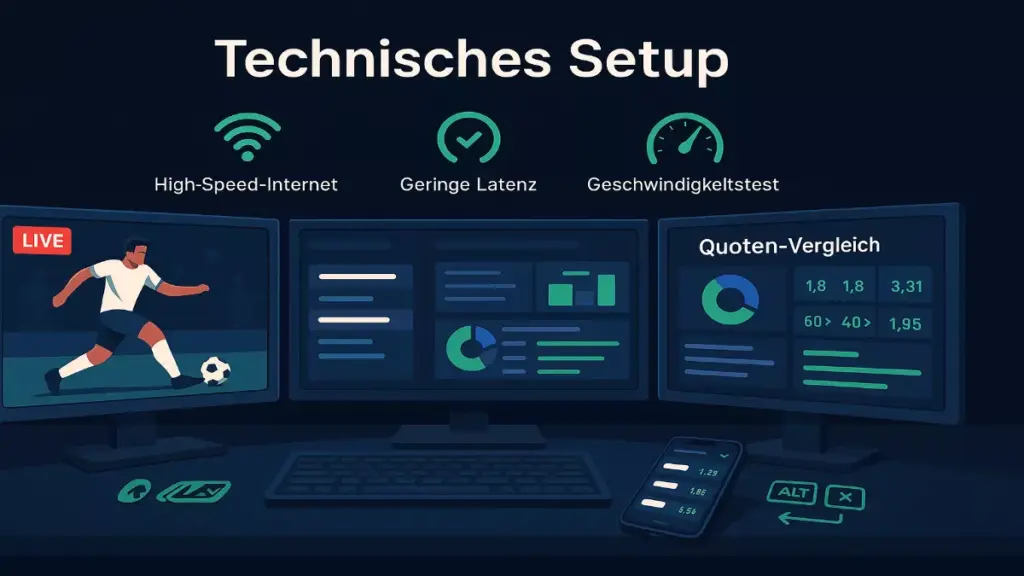 Technisches Setup und Tools für professionelles Live-Wetten