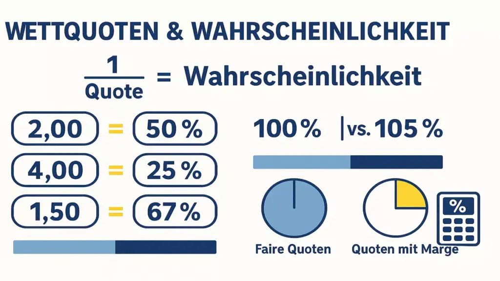 Mathematische Grundlagen von Wettquoten und Wahrscheinlichkeitsberechnungen